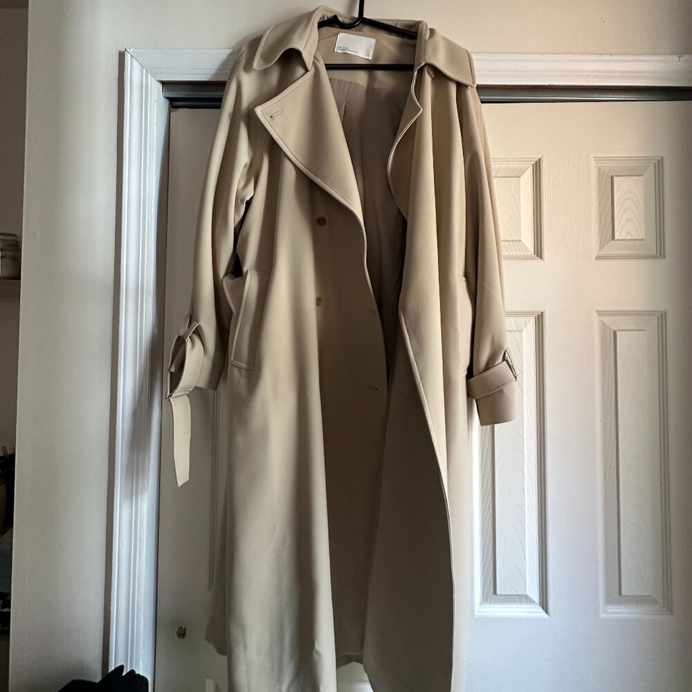 Oak and Fort Oversized Trench Coat